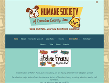 Tablet Screenshot of humanecamden.org